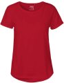 Dames T-shirt Neutral Roll Up O80012 Rood